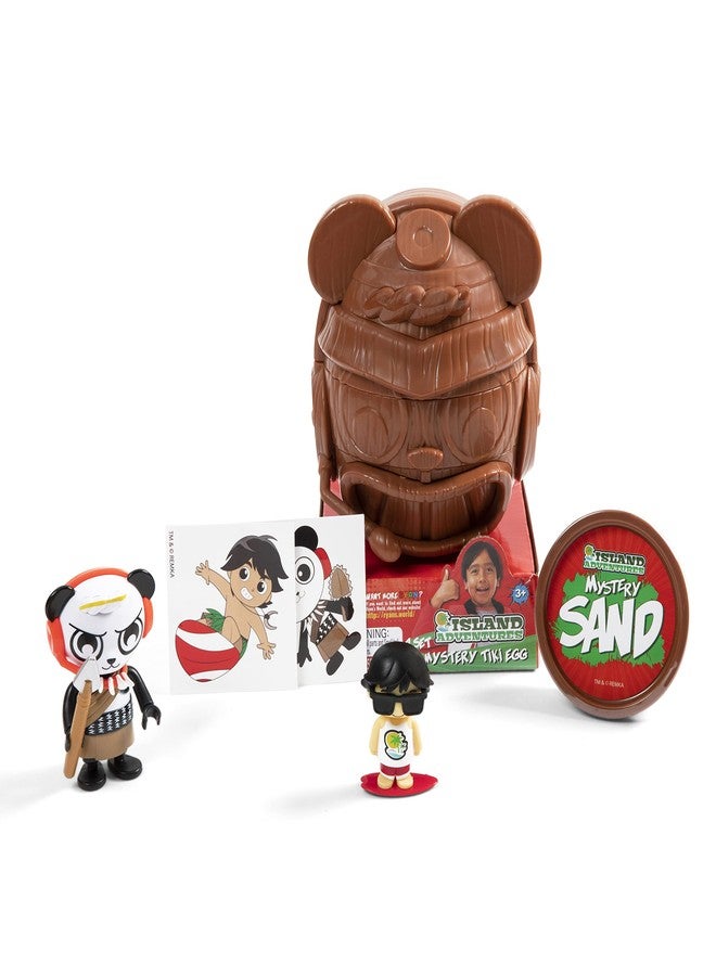 Goliath Ryan's World: Island Adventures - Mystery Tiki Egg | Discover Ryan's Island Adventure | Collectable Ryan's World Surprise Toy | for Kids Aged 3+, Brown - Image 2